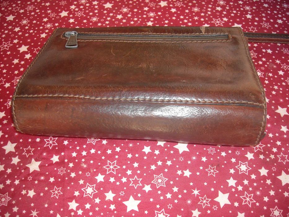 Bolsa / mala em pele vintage
