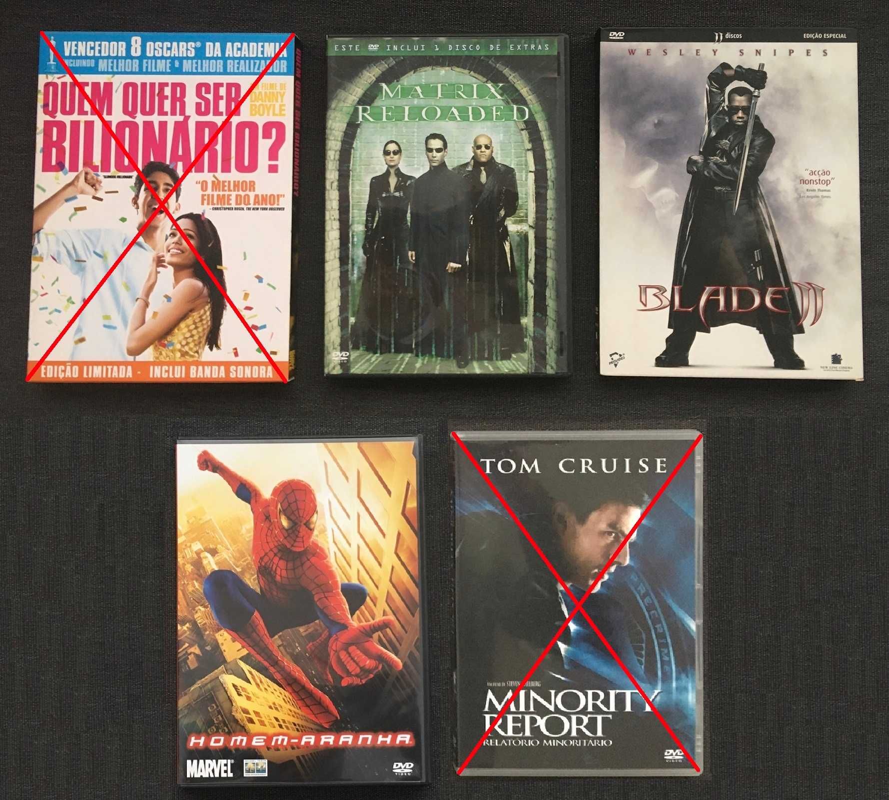 3x DVD Vários Filmes (Ed. PT) - portes incluídos (vendo separado)