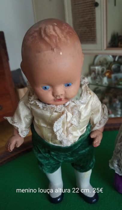 Lote de 4 Bonecas antigas pequenas