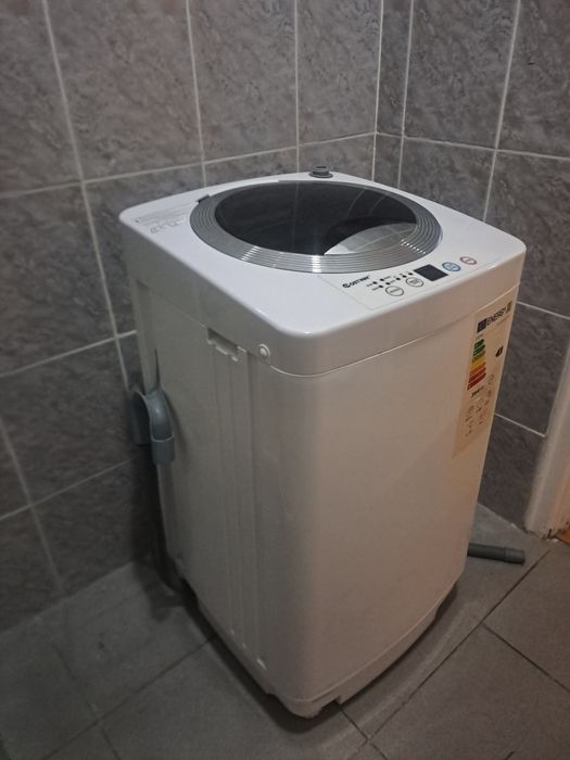 Máquina de Lavar Roupa Compacta COSTWAY – Modelo FP10391DE (Novo)