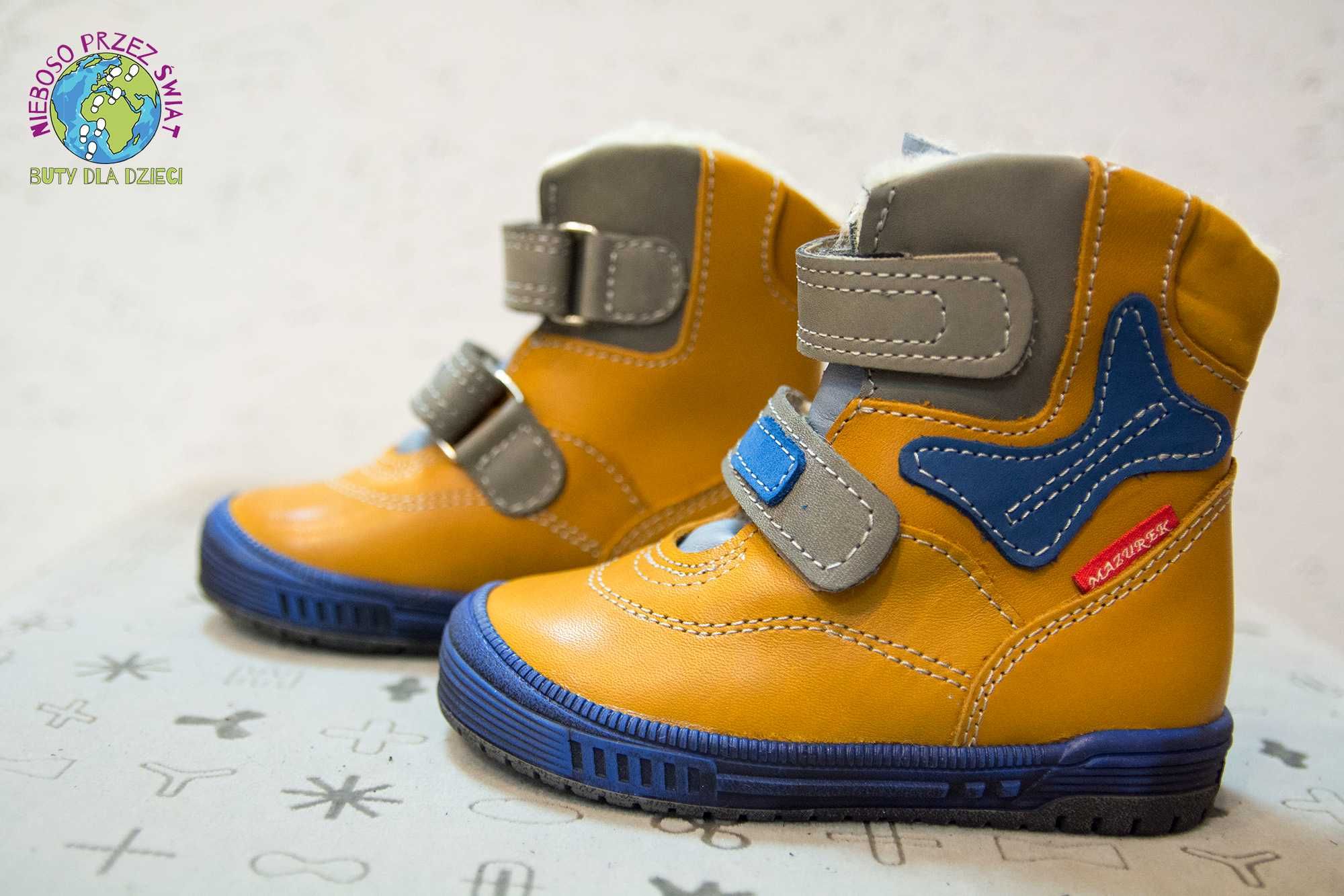 Obuwie dziecięce zimowe buty MAZUREK 1286 r.20