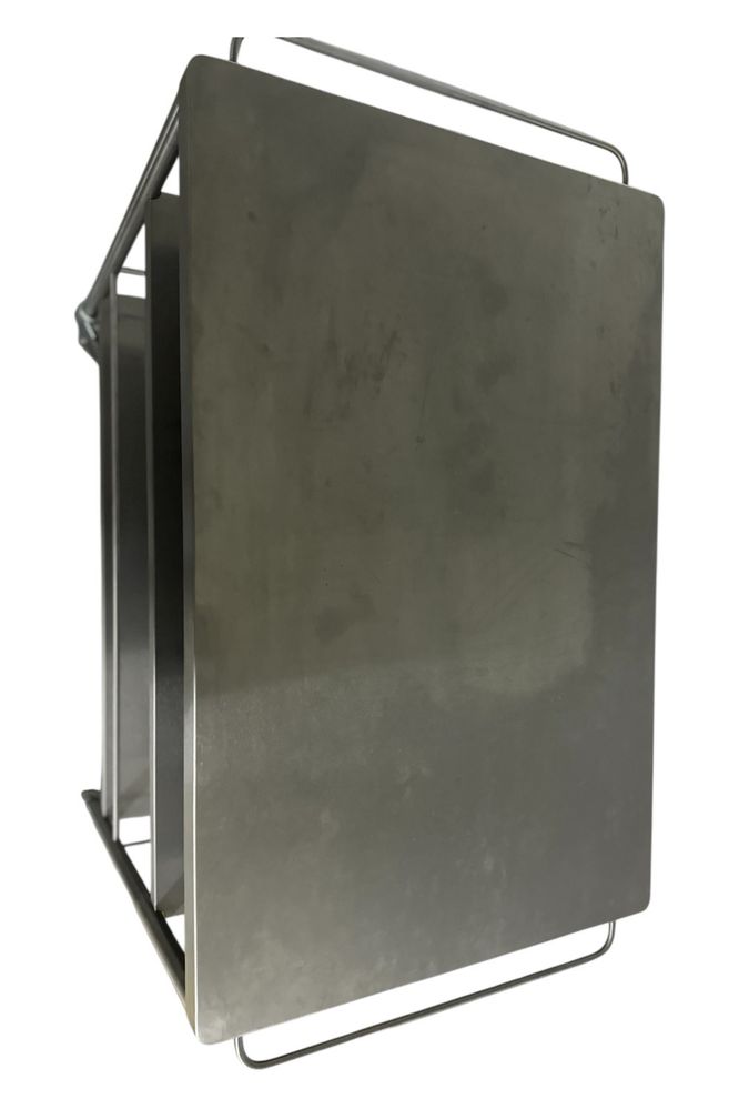 Carrinnho mesa aço inox com  rodas rubusto otimo