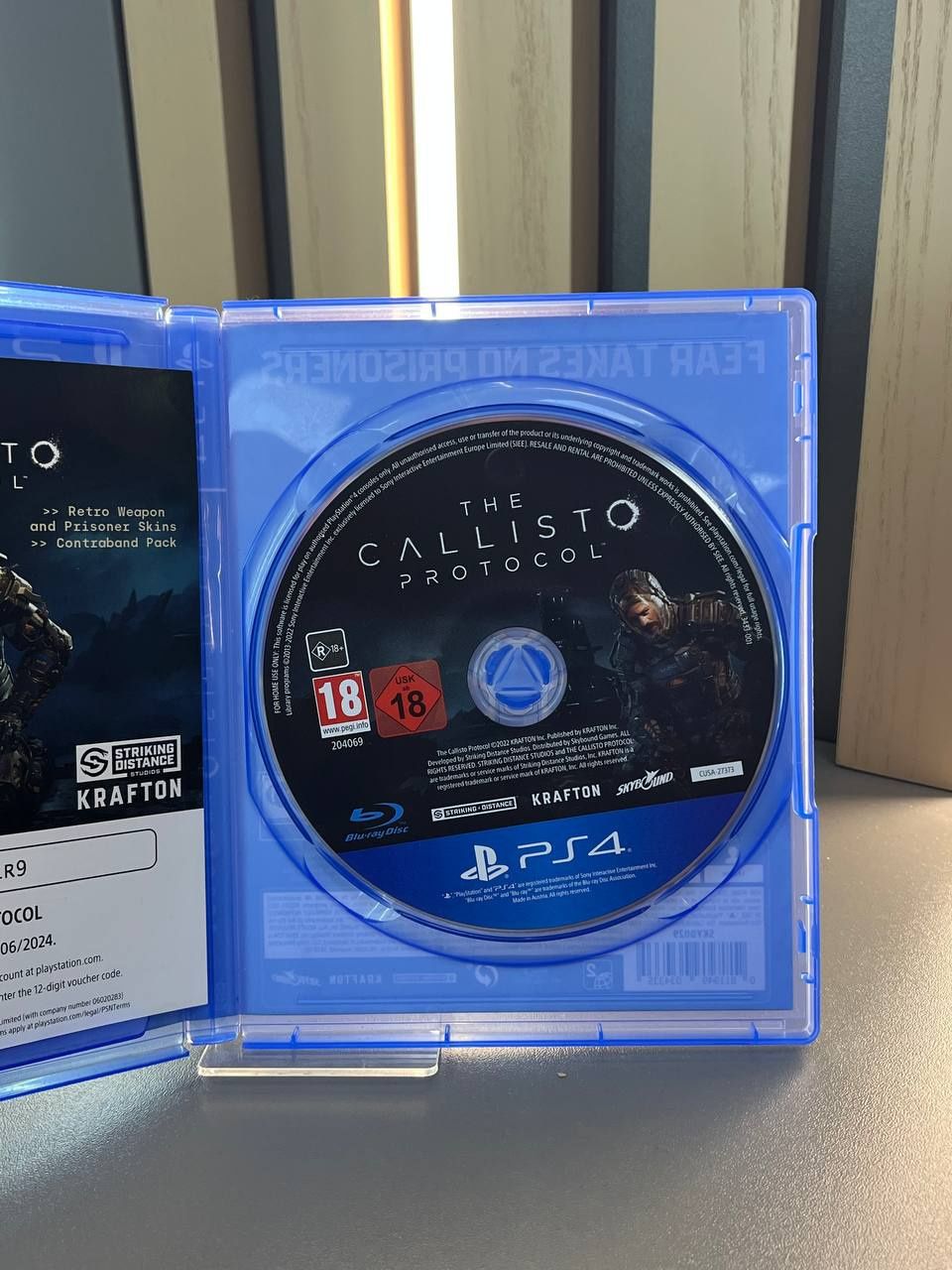 Ігровий диск на PS4, Playstation 4 The Callisto Protocol