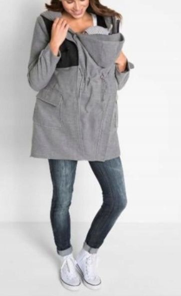 B.P.C płaszcz ciążowy z panelem dla dziecka ^52