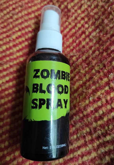 Спрей "Zombie Blood Spray" искусственной крови с маскировкой атомийзер