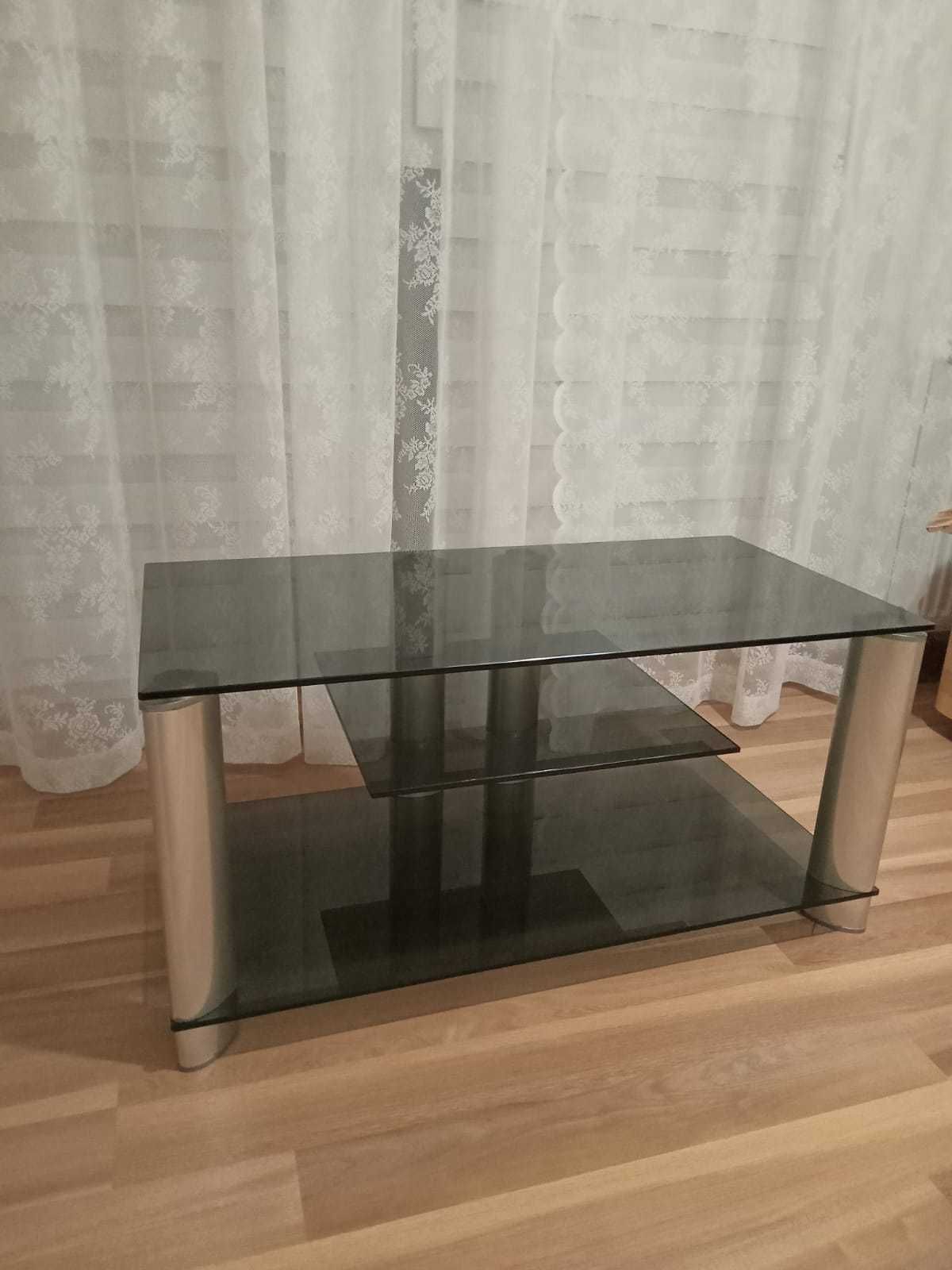 Szklana szafka RTV