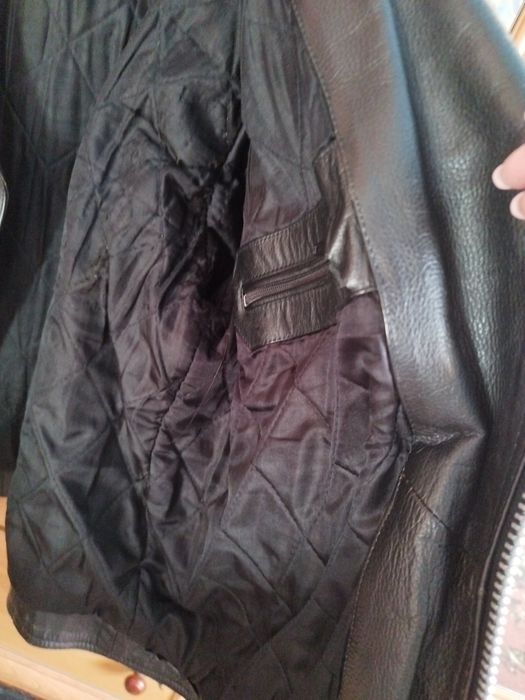 Чоловіча куртка косуха шкіряна