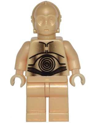 Lego Star Wars C-3PO - Pearl Light Gold - sw0010