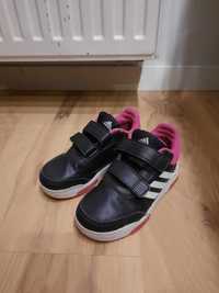 Sneakersy sportowe buty Adidas adidasy dla dziewczynki czarne różowe