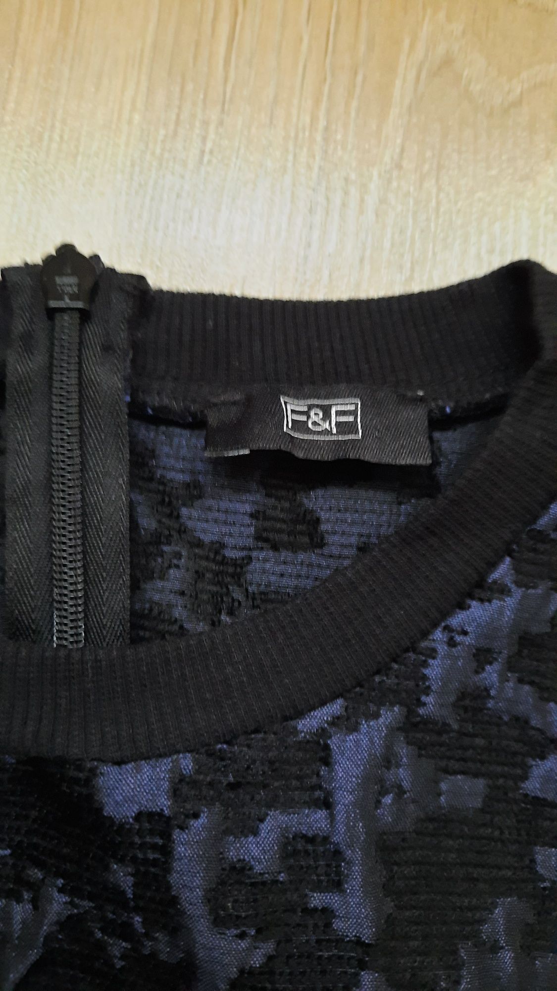 Sukienka czarno-granatowa F&F r.S/36/8