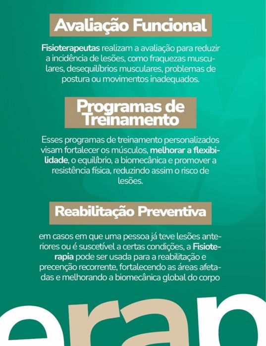 Fisioterapia - Reabilitação