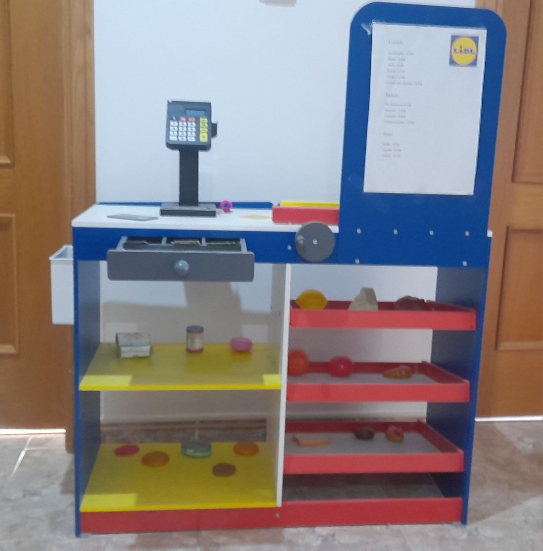 Mini Lidl - caixa supermercado