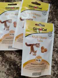 3 x Przysmak dla kotów GimCat Multi-Vitamin Tabs 40 g tabletki