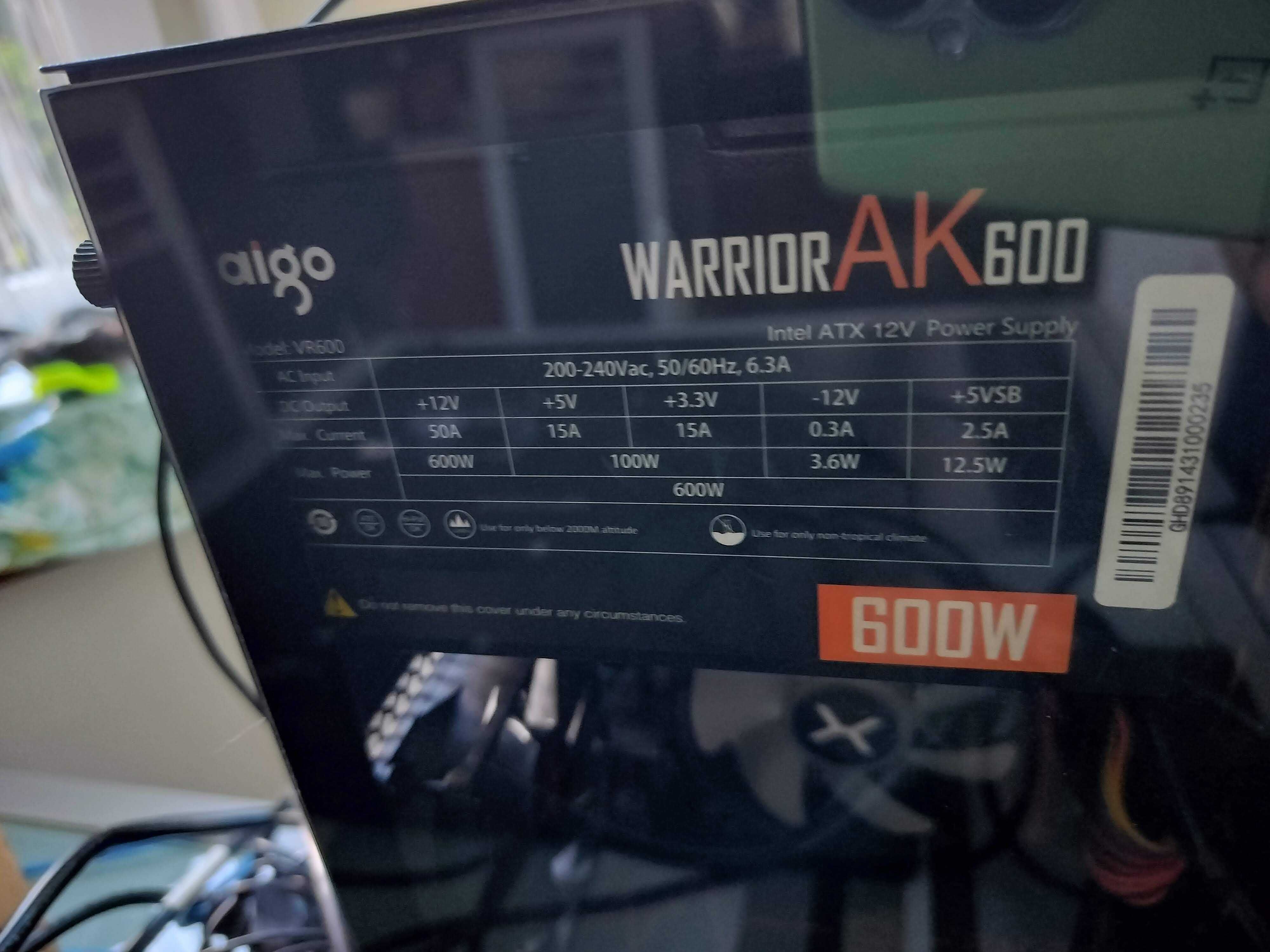 Komputer Gamingowy złożony z nowych podzespołów 6-cio miesięczny