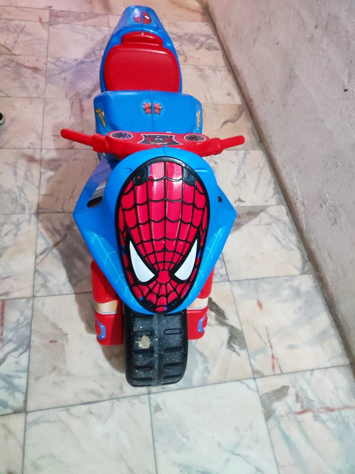 Mota Homem Aranha Spider man Grande(XL) 3+ anos Injusa