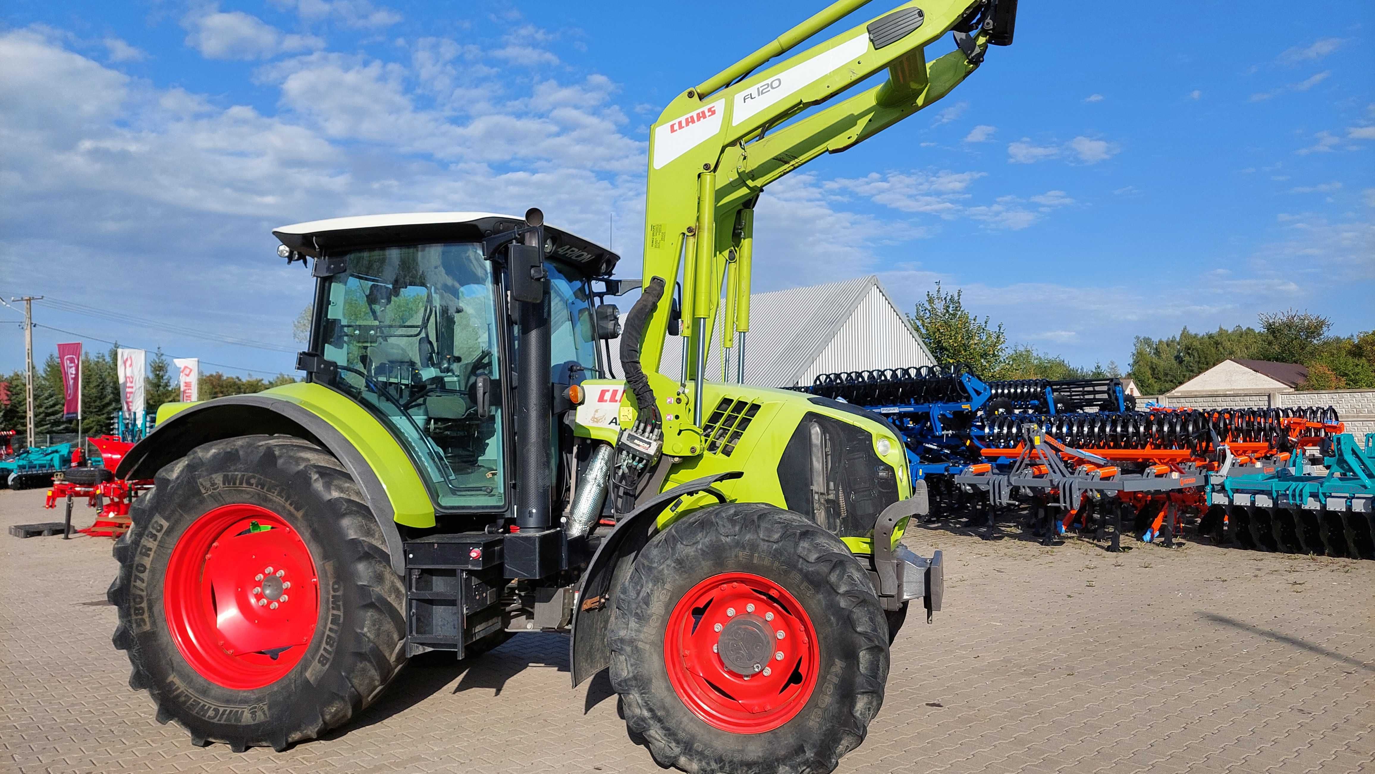 Claas Arion 620 C 150KM Miękka Oś Ładowacz czołowy Sprowadzony 5154mtg