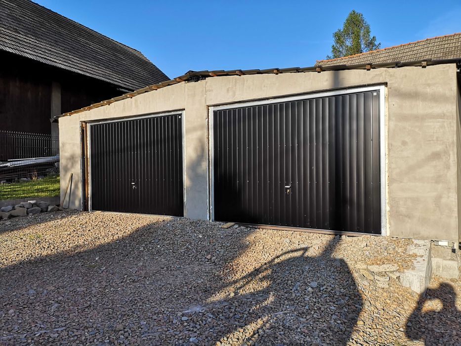 Brama garażowa uchylna 3000x2100 antracyt grafit brąz czarna uchył