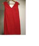 vestido vermelho pormenor costas MANGO