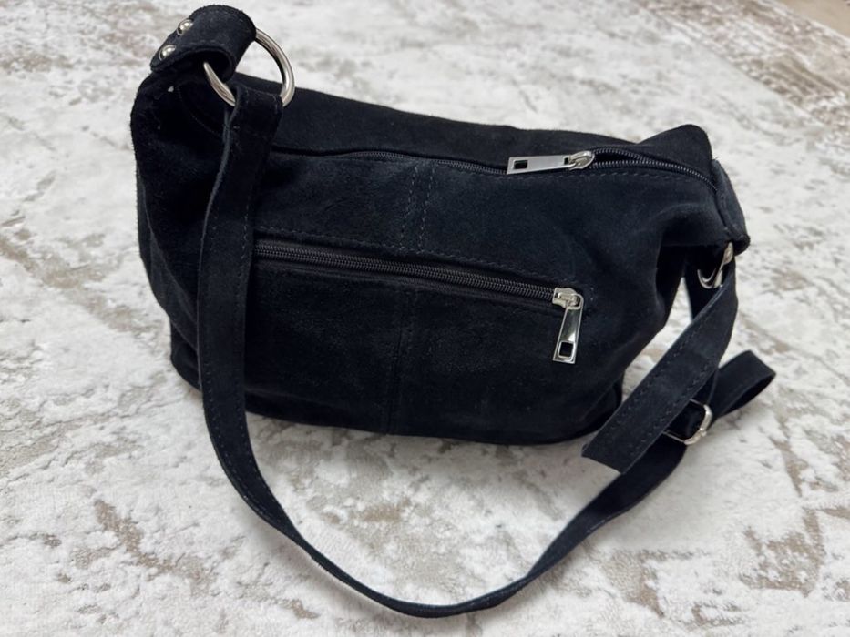 Сумка натуральний замш