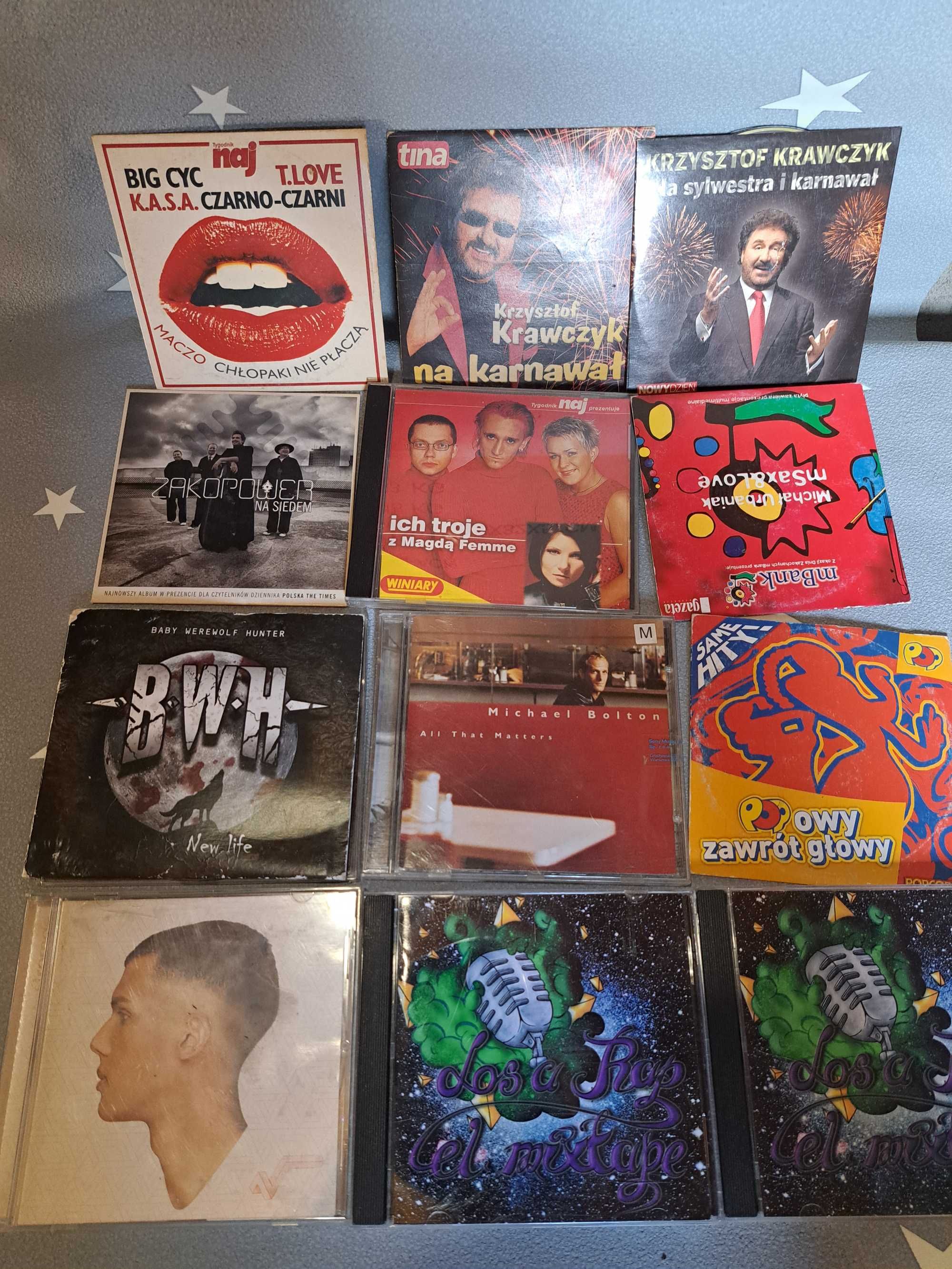 Zestaw 25 płyt z muzyką - fajne pozycje - cena za całość