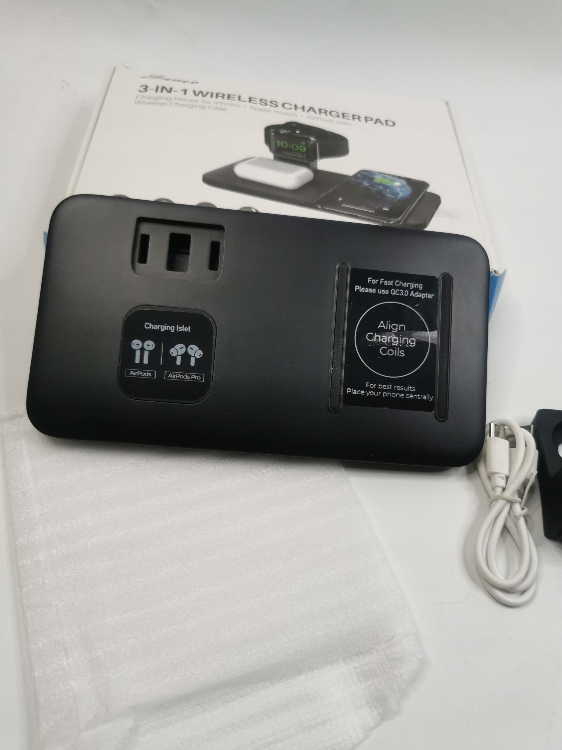 Ładowarka Indukcyjna Seneo Pa202A 3 W 1