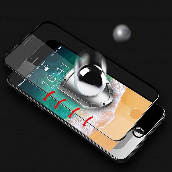 iPhone 6 Plus / 6s Plus / 7 Plus / 8 Plus - Szkło Hartowane Na Cały Ek