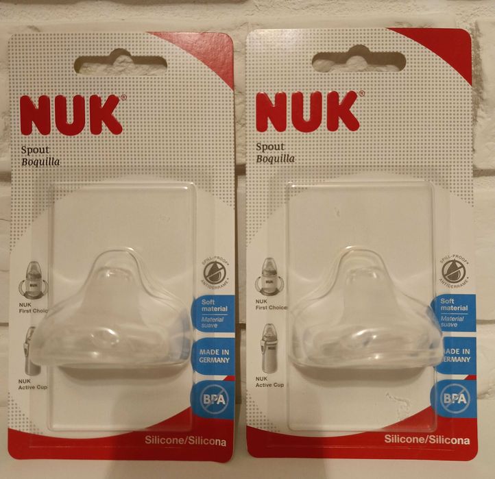 Ustnik miękki NUK silikon 2 SZTUKI !!!