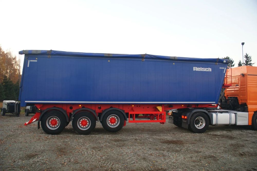 Reisch RHKD-35/24  Naczepa Aluminiowa 48m3 Zbożówka Wywrotka Osie SAF Zadbana Rypin 35T