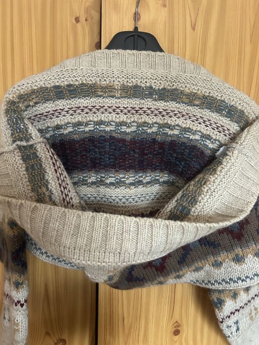 Camisola de malha vintage masculina.