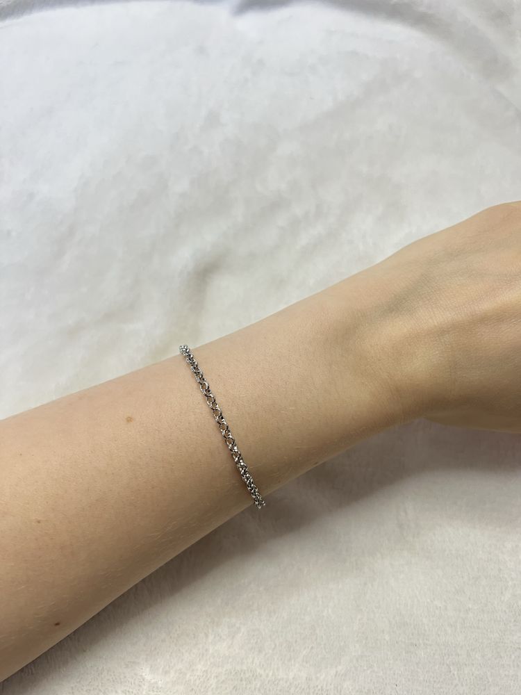 Bransoletka łańcuszek stal chirurgiczna minimalizm delikatna casual 15