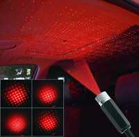 LED автомобильный проектор звездного неба лампа USB регулируемая