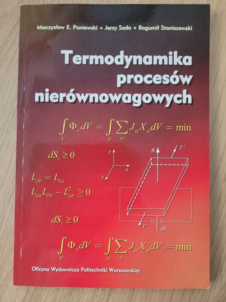 Termodynamika procesów nierównowagowych - Poniewski, Sado, Staniszewsk