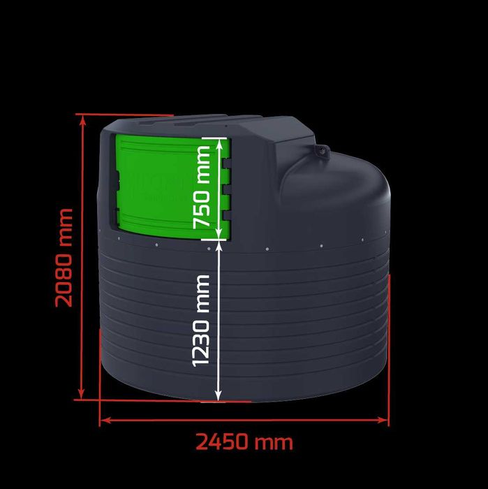 Zbiornik Dwupłaszczowy 5000 litrów FORTIS do oleju napędowego -dostawa