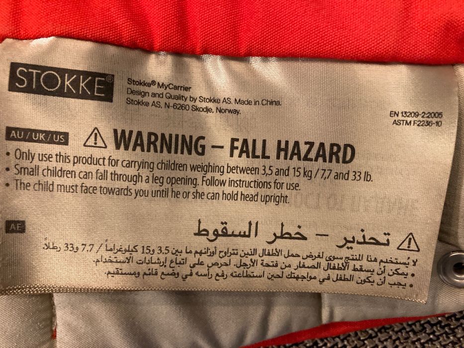 Marsúpio/Mochila porta-bebé Stokke My Carrier