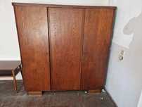 Przedwojenna duża szafa antyk 3 drzwiowa Art Deco lata 50' dobry stan