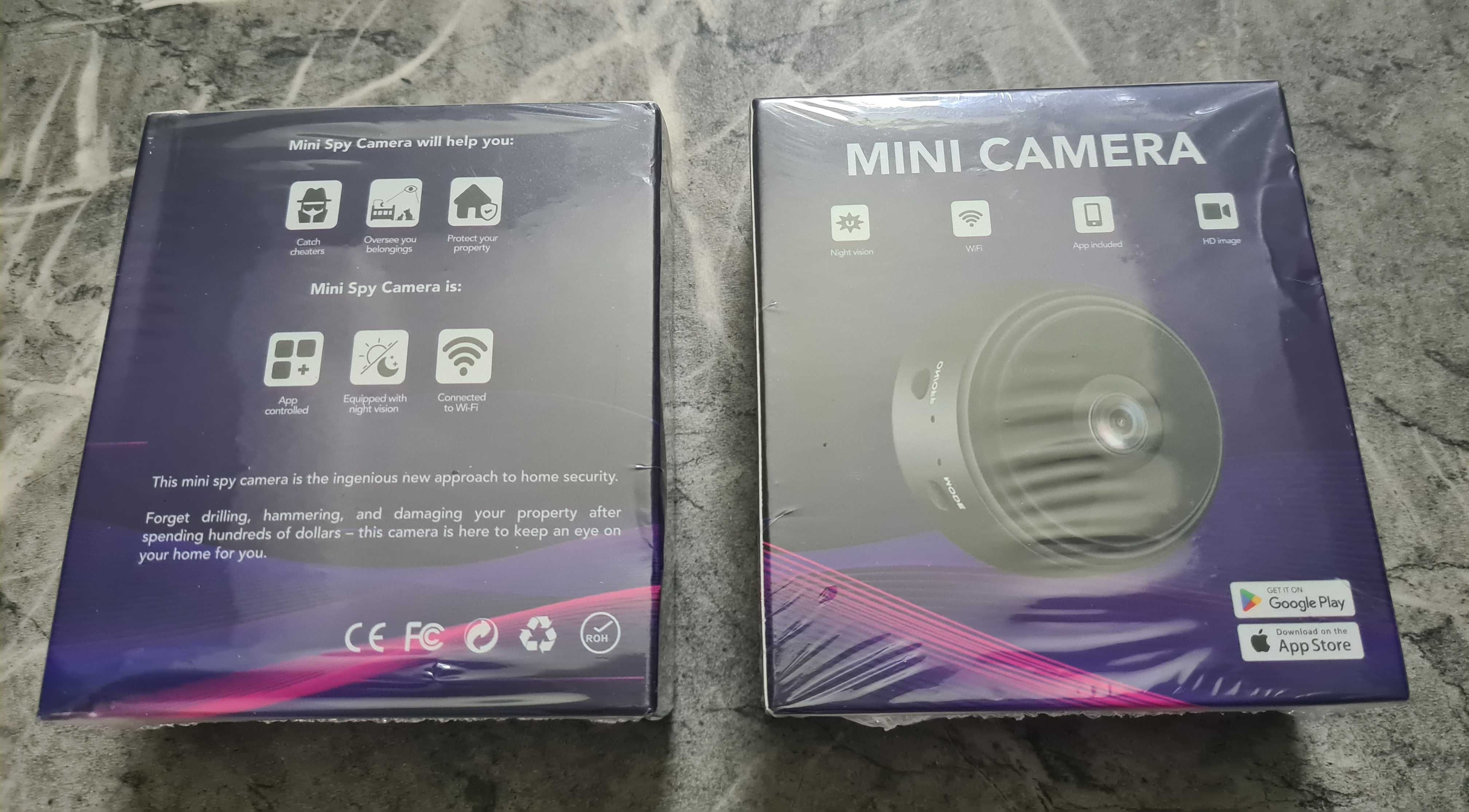 NOWA mini kamera HD szpiegowska z WIFI podgląd na żywo Niania