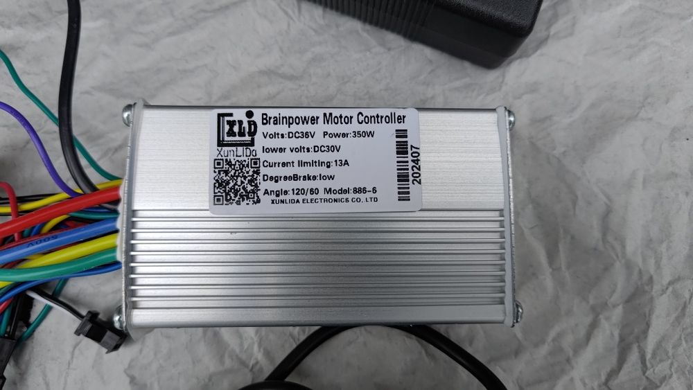 Sterownik+Wyświetlacz LCD 24V36V48V60V-250W350W500W750W Nowe