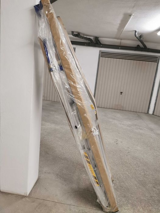 Escadote portátil alumínio certificado novo embalado