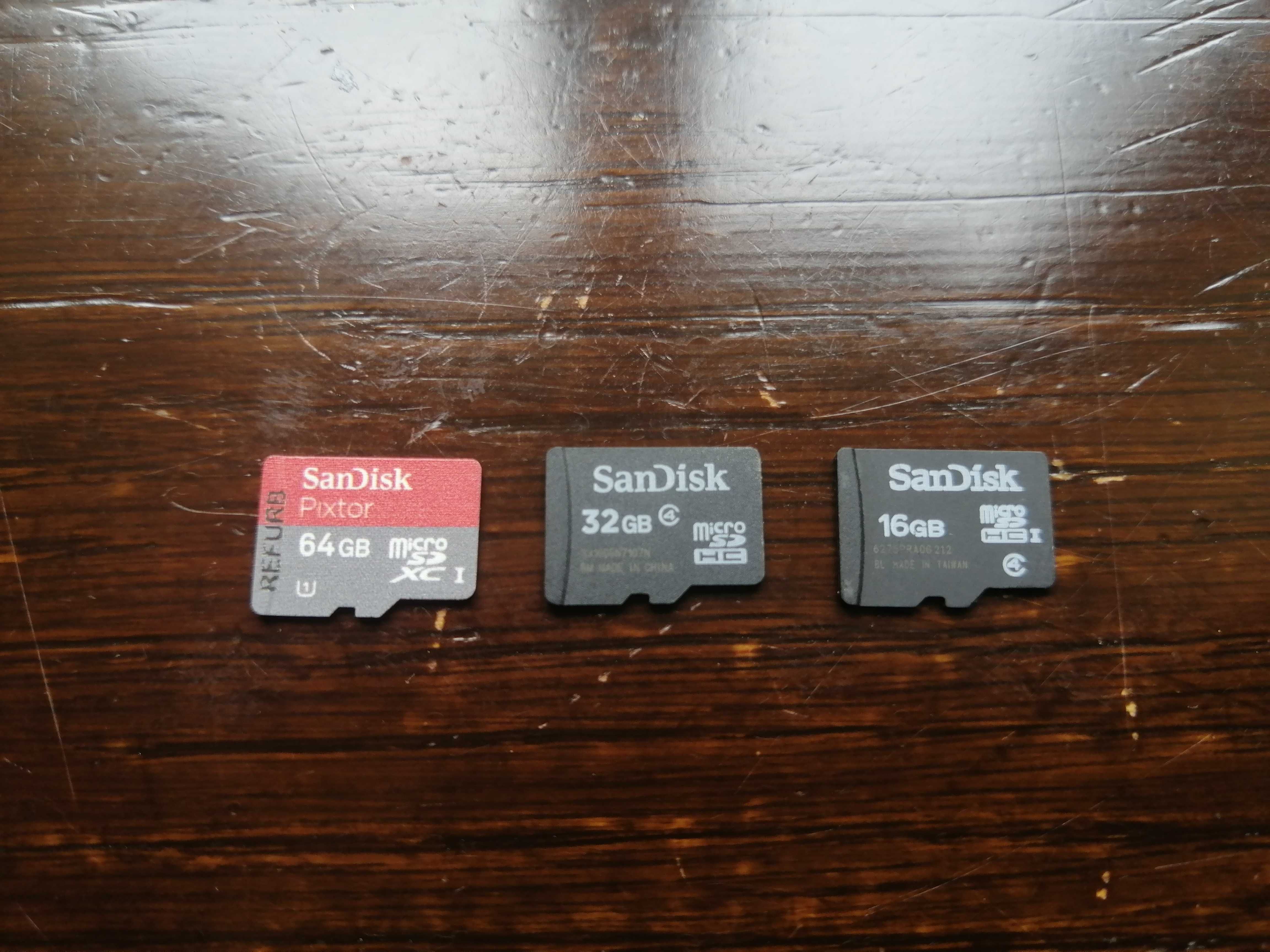 карта памяті microSD 64 Gb 10 клас U1 32 16 Gb 4 клас мікро СД SanDisk