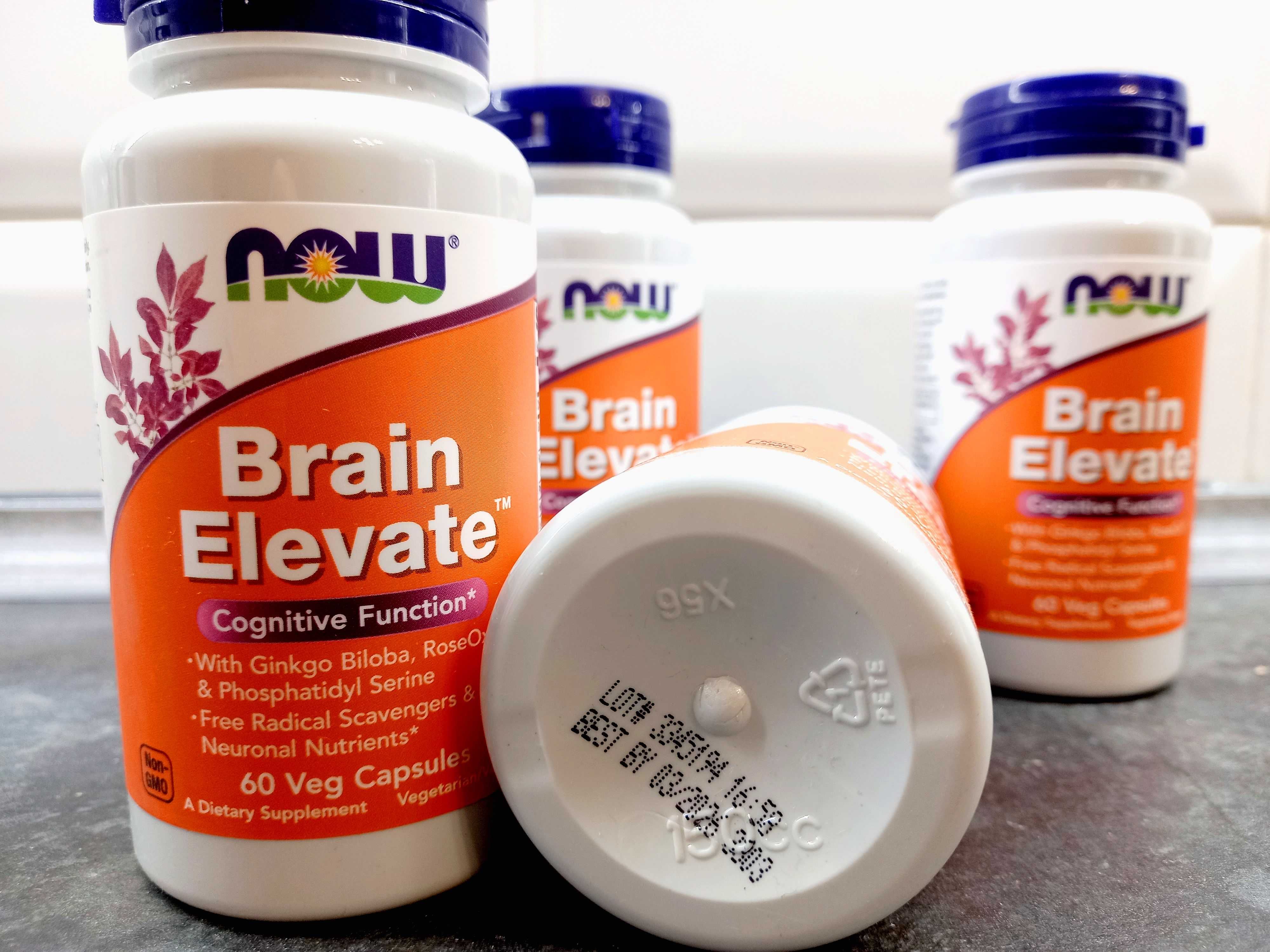 Now Foods, Brain Elevate (60 капс.), для мозга, для нервной системы