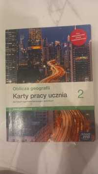 Karty pracy ucznia oblicza geografii