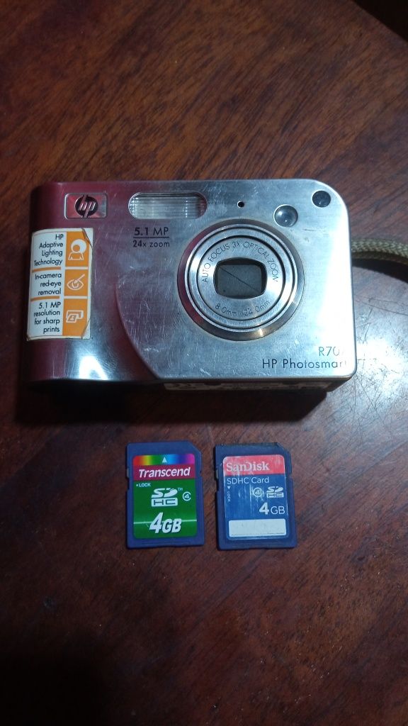 Продам цифровик HP photosmart R707