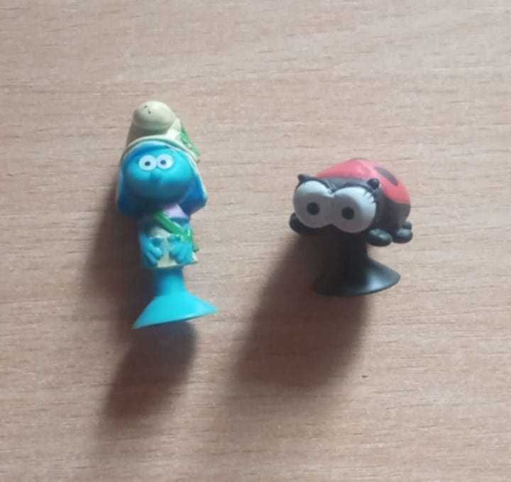 Stikeez Smerfy Gradobitka Smerfetka i Pstryczka Biedronka Peyo