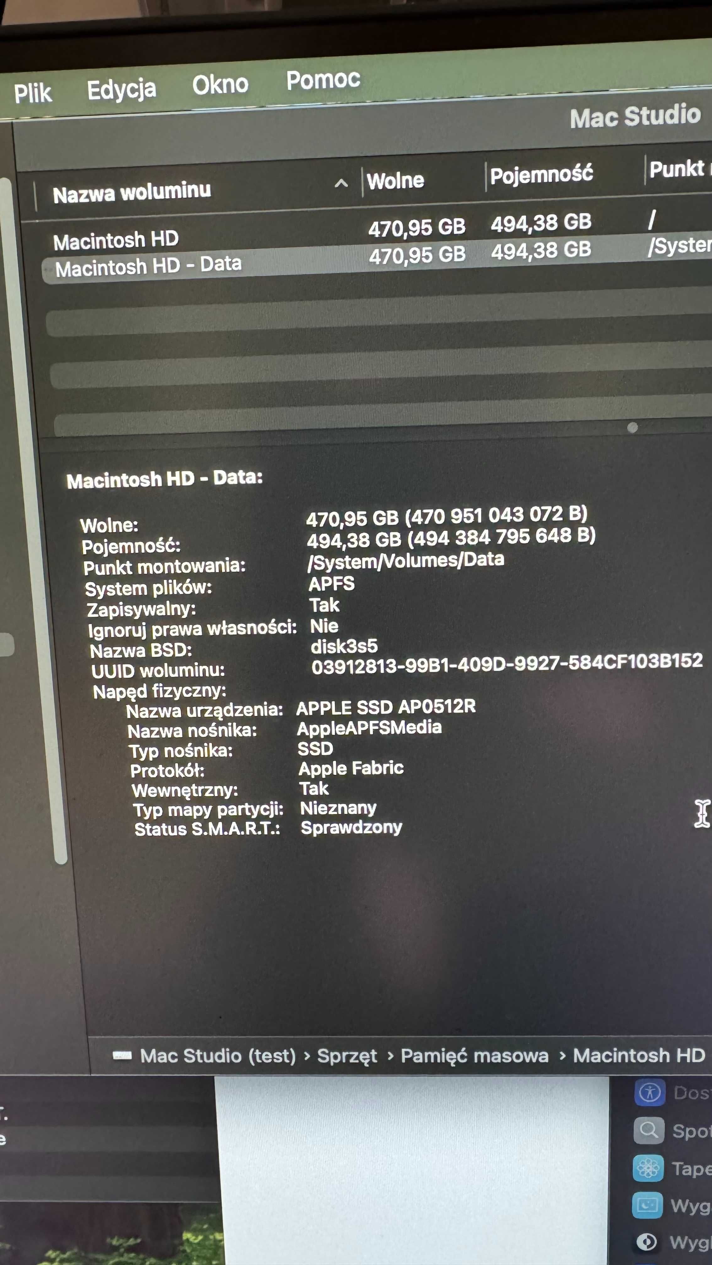 Mac Studio M1 MAX | 32 GB RAM | 512 GB dysk SSD |