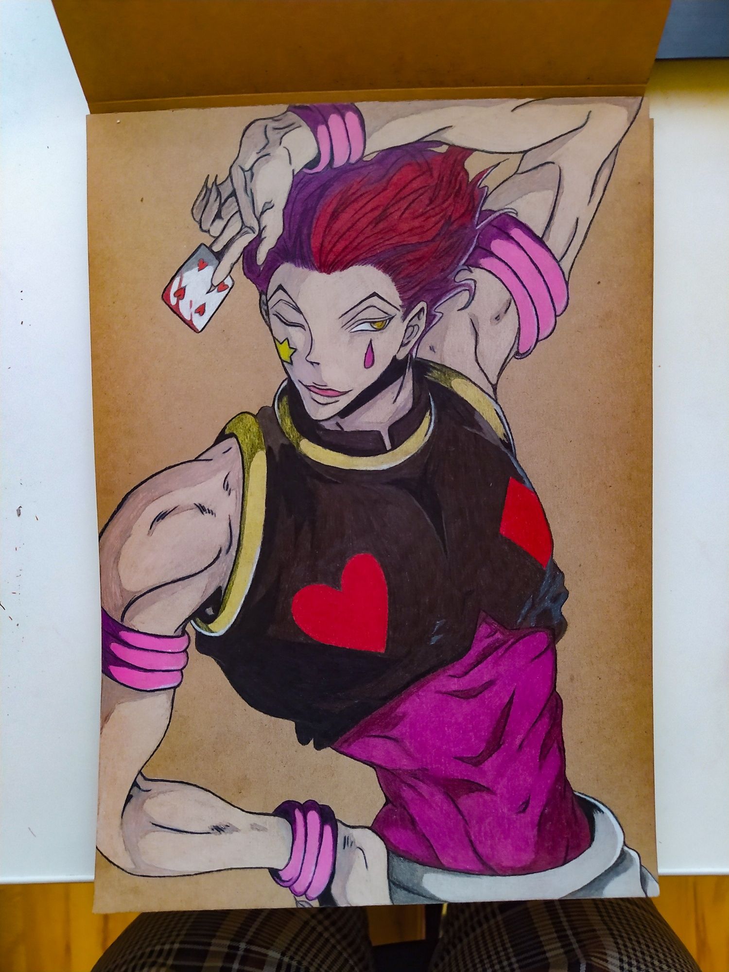 Rysunek Hisoka Hunter x Hunter anime