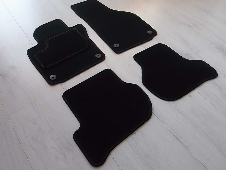 Dywaniki Welurowe VW Volkswagen GOLF 6 VI Idealnie Dopasowane STOPERY