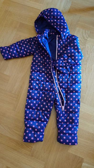 2 ładne kombinezony na jesienną pogodę, rozmiar 74