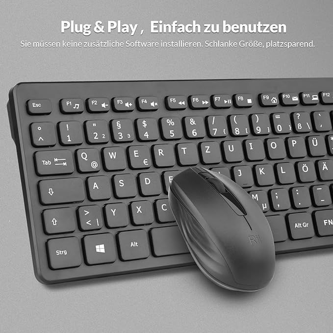 Rii zestaw bezprzewodowa klawiatura i mysz