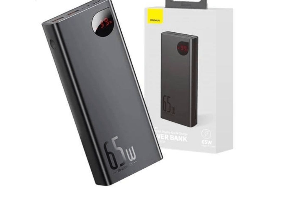 Power bank baseus.65w.20000 mAh. Оригінал.
