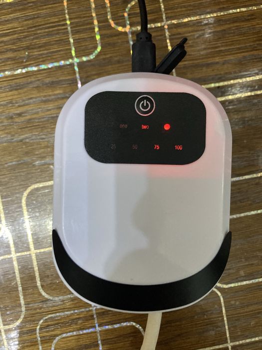 Компрессор автономный на аккумуляторе для аквариума и рыбалки